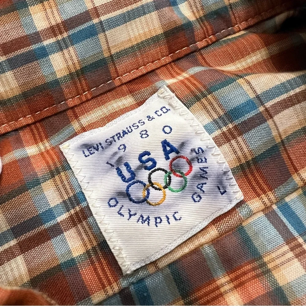 Vintage 70’s Levi’s Olympic Games Button Down